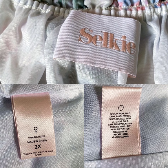 Selkie Dress My So Called Life Nightie Floral Mini Summer 2X EUC - Picture 5 of 6